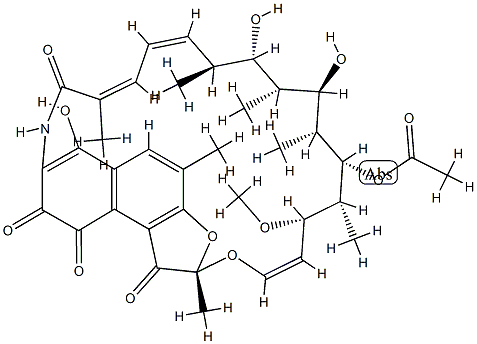 1,4,8-Trideoxy-1,4-dihydro-3-hydroxy-1,4-dioxorifamycin|