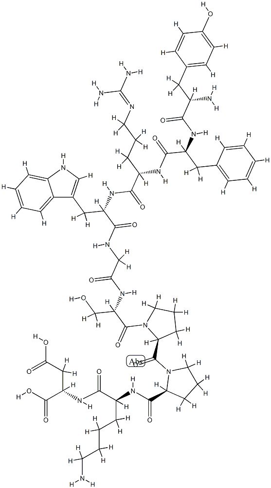 9-Tyr-beta-msh (9-18) 结构式