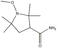 3-Pyrrolidinecarboxamide,1-methoxy-2,2,5,5-tetramethyl-(9CI) 结构式