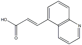 (E)-3-(quinolin-5-yl)acrylic acid Structure