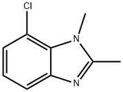 1H-Benzimidazole,7-chloro-1,2-dimethyl-(9CI) Struktur