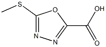 1,3,4-Oxadiazole-2-carboxylicacid,5-(methylthio)-(9CI) Struktur