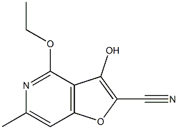Furo[3,2-c]pyridine-2-carbonitrile,4-ethoxy-3-hydroxy-6-methyl-(9CI),754926-10-8,结构式