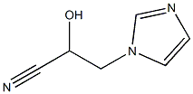 1H-Imidazole-1-propanenitrile,alpha-hydroxy-(9CI) 结构式