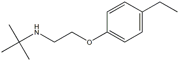2-Propanamine,N-[2-(4-ethylphenoxy)ethyl]-2-methyl-(9CI),754972-27-5,结构式