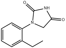 2,4-Imidazolidinedione,1-(2-ethylphenyl)-(9CI) Structure