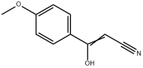 2-Propenenitrile,3-hydroxy-3-(4-methoxyphenyl)-(9CI) 结构式