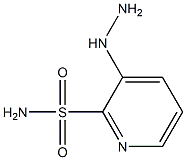 2-Pyridinesulfonamide,3-hydrazino-(9CI) Struktur