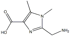 1H-Imidazole-4-carboxylicacid,2-(aminomethyl)-1,5-dimethyl-(9CI) 结构式