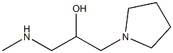1-Pyrrolidineethanol,alpha-[(methylamino)methyl]-(9CI) Struktur
