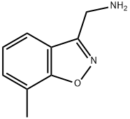 1,2-Benzisoxazole-3-methanamine,7-methyl-(9CI),756761-22-5,结构式