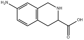 3-Isoquinolinecarboxylicacid,7-amino-1,2,3,4-tetrahydro-(9CI) 结构式