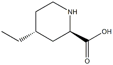 2-Piperidinecarboxylicacid,4-ethyl-,(2R,4R)-rel-(9CI) Struktur