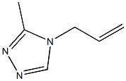 4H-1,2,4-Triazole,3-methyl-4-(2-propenyl)-(9CI) Struktur