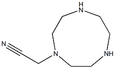 1H-1,4,7-Triazonine-1-acetonitrile,octahydro-(9CI) Struktur