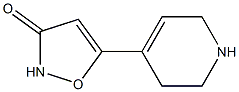 3(2H)-Isoxazolone,5-(1,2,3,6-tetrahydro-4-pyridinyl)-(9CI) 化学構造式