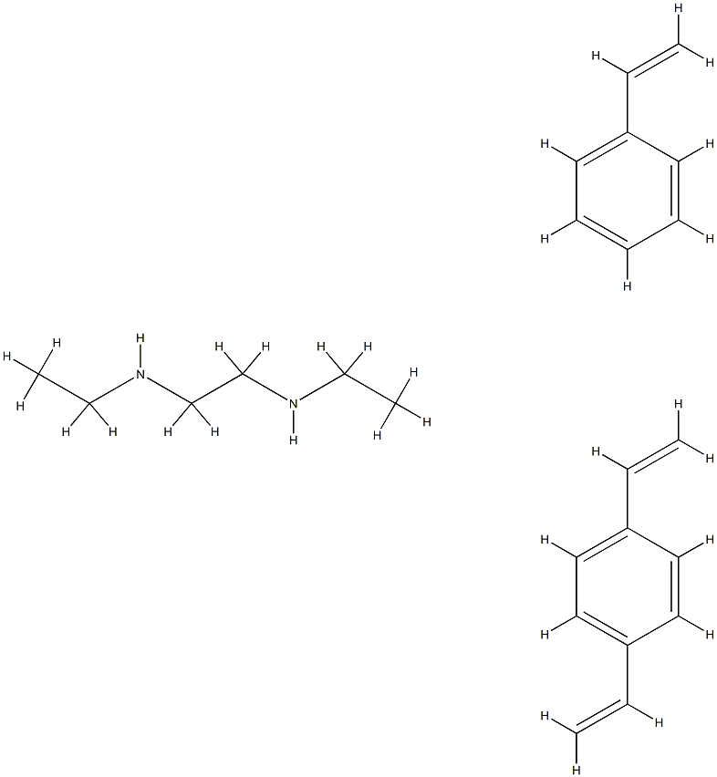 polystyrene polyamine copolymer Struktur