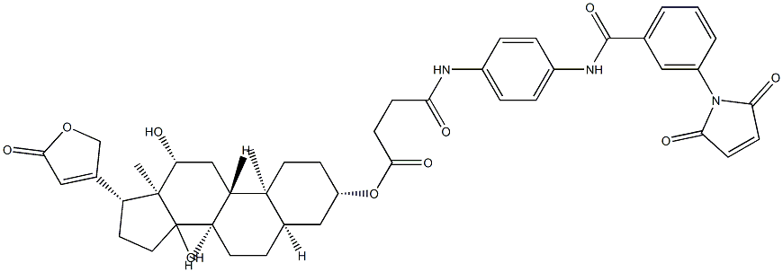 3-maleimidobenzoyl (digoxigenin-3-O-succinamido)aniline,75804-34-1,结构式