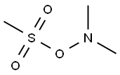 N,N-Dimethyl-O-(methylsulfonyl)hydroxylamine 结构式
