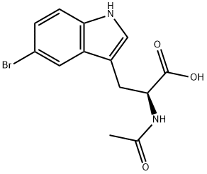 AC-DL-5-溴色氨酸 结构式