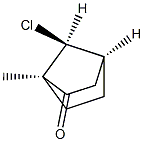 (1R,4S,7-anti)-7-Chloro-1-methylbicyclo[2.2.1]heptan-2-one 结构式