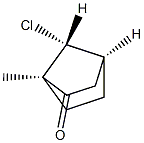 (1R,4S,7-syn)-7-Chloro-1-methylbicyclo[2.2.1]heptan-2-one,75819-72-6,结构式