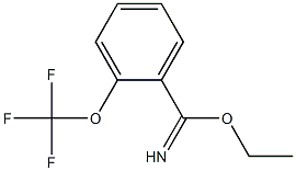 ethyl 2-(trifluoromethoxy)benzimidate Struktur