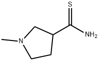 3-Pyrrolidinecarbothioamide,1-methyl-(9CI) 化学構造式