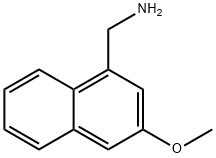 1-Naphthalenemethanamine,3-methoxy-(9CI) 化学構造式