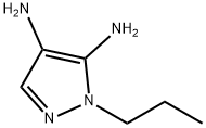 1H-Pyrazole-4,5-diamine,1-propyl-(9CI) Structure