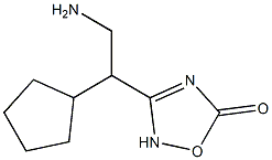 1,2,4-Oxadiazol-5(2H)-one,3-(2-amino-1-cyclopentylethyl)-(9CI),758697-30-2,结构式