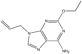 9H-Purin-6-amine,2-ethoxy-9-(2-propenyl)-(9CI),759419-39-1,结构式