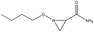 2-Aziridinecarboxamide,1-butoxy-(9CI) Structure