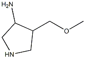 3-Pyrrolidinamine,4-(methoxymethyl)-(9CI) Struktur