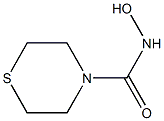 4-Thiomorpholinecarboxamide,N-hydroxy-(9CI) Struktur