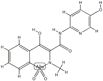 5'-HydroxypiroxicaM Structure