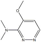 3-Pyridazinamine,4-methoxy-N,N-dimethyl-(9CI) Struktur