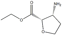 D-threo-Pentonic acid, 3-amino-2,5-anhydro-3,4-dideoxy-, ethyl ester (9CI) Structure
