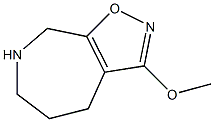 4H-Isoxazolo[5,4-c]azepine,5,6,7,8-tetrahydro-3-methoxy-(9CI) Structure