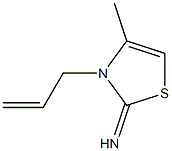 2(3H)-Thiazolimine,4-methyl-3-(2-propenyl)-(9CI) Struktur