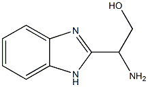 2-氨基-2-(1H-苯并[D]咪唑-2-基)乙烷-1-醇, 760933-36-6, 结构式