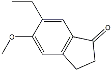 1H-Inden-1-one,6-ethyl-2,3-dihydro-5-methoxy-(9CI) 化学構造式