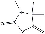2-Oxazolidinone,3,4,4-trimethyl-5-methylene-(9CI) Struktur