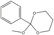 1,3-Dioxane,2-methoxy-2-phenyl-(9CI) 化学構造式