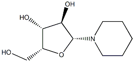 Piperidine, 1-ba-D-xylofuranosyl- (9CI) Struktur