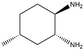 1,2-Cyclohexanediamine,4-methyl-,(1R,2R,4R)-rel-(9CI) Struktur