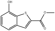 methyl 7-hydroxybenzo[b]thiophene-2-carboxylate Struktur