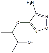 2-Butanol,3-[(4-amino-1,2,5-oxadiazol-3-yl)oxy]-(9CI),761448-37-7,结构式