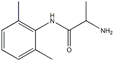 rac-(R*)-2-Amino-N-(2,6-dimethylphenyl)propanamide Structure