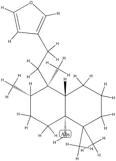 (1R,4aβ,8aα)-1-[2-(3-Furyl)ethyl]-1,2β,5,5-tetramethyldecalin-4a-ol Structure